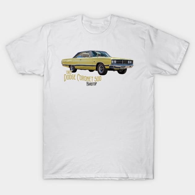 1967 Dodge Coronet 500 Hardtop T-Shirt by Gestalt Imagery